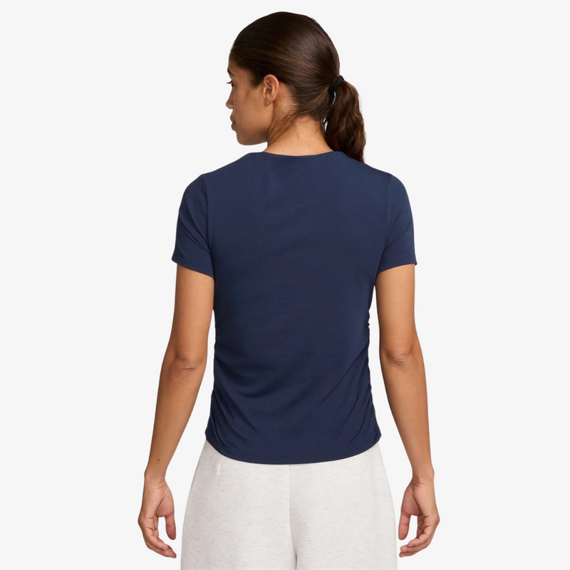 womens nike sportswear s/s chill knit (blue)