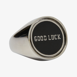 huf good luck flip ring (silver)