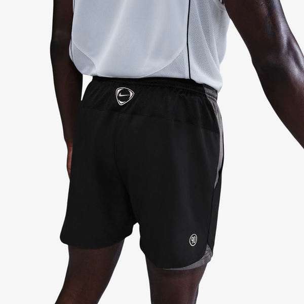 mens nike total 90 dri-fit soccer shorts (black/graphite)