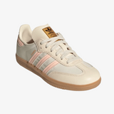 preschool adidas samba og (wonder white/pink)