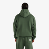 mens malbon fesque hoodie (olivine)