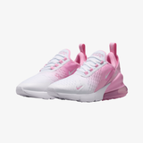gradeschool nike air max 270 (pink rise/white)