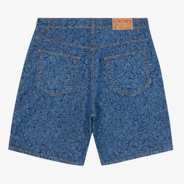 mens pas de mer logo shorts (blue)