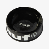 huf old e dog dish (black)