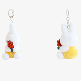 miffy flower mini backpack keychain (yellow)