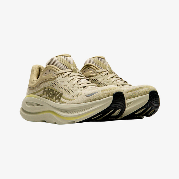 mens hoka bondi 9 (grassland/oyster mushroom)