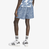 mens adidas soccer shorts (blue/white)