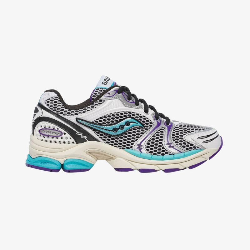 mens saucony progrid triumph 4 (white/blue)