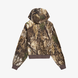 womens jordan cropped full zip hoodie (realtree)