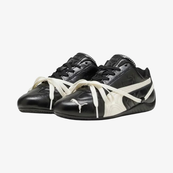womens puma speedcat prm x rose (black/white)