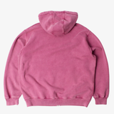mens parra not fade away zip up hoodie (tyrian purple)