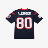 mens mitchell and ness andre johnson jersey (navy)