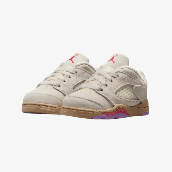 toddler jordan 5 retro low (pale ivory)