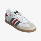 mens adidas samba og (cloud white/better scarlet/team dark green)