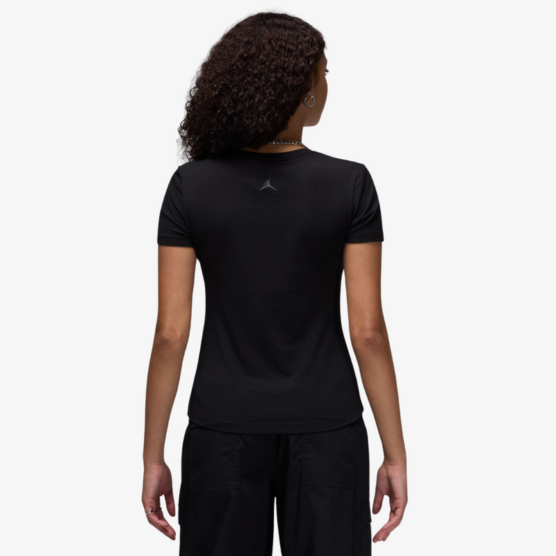 womens jordan graphic s/s tee (black)