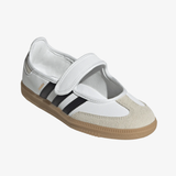 gradeschool adidas samba jane (white/alumina/gum3)
