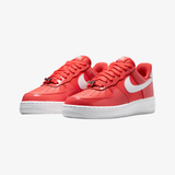 womens nike air force 1 '07 (lt crimson/white)