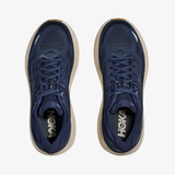mens hoka bondi 9 (midnight blue/varsity navy)