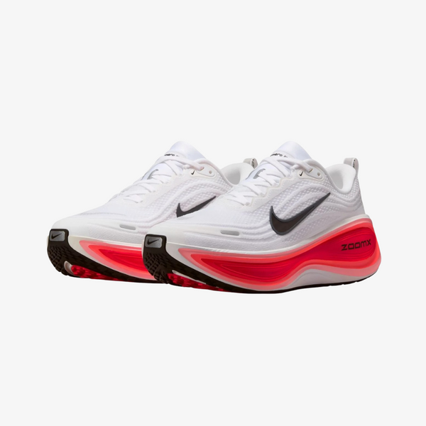 mens nike vomero plus (white/black/bright crimson)