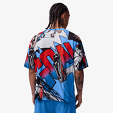 mens jordan brooklyn graphic s/s tee (mulit color)