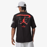 mens jordan graphic s/s tee (off noir)
