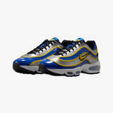 mens nike air max joga bonito r9 (metallic silver/varsity maize)