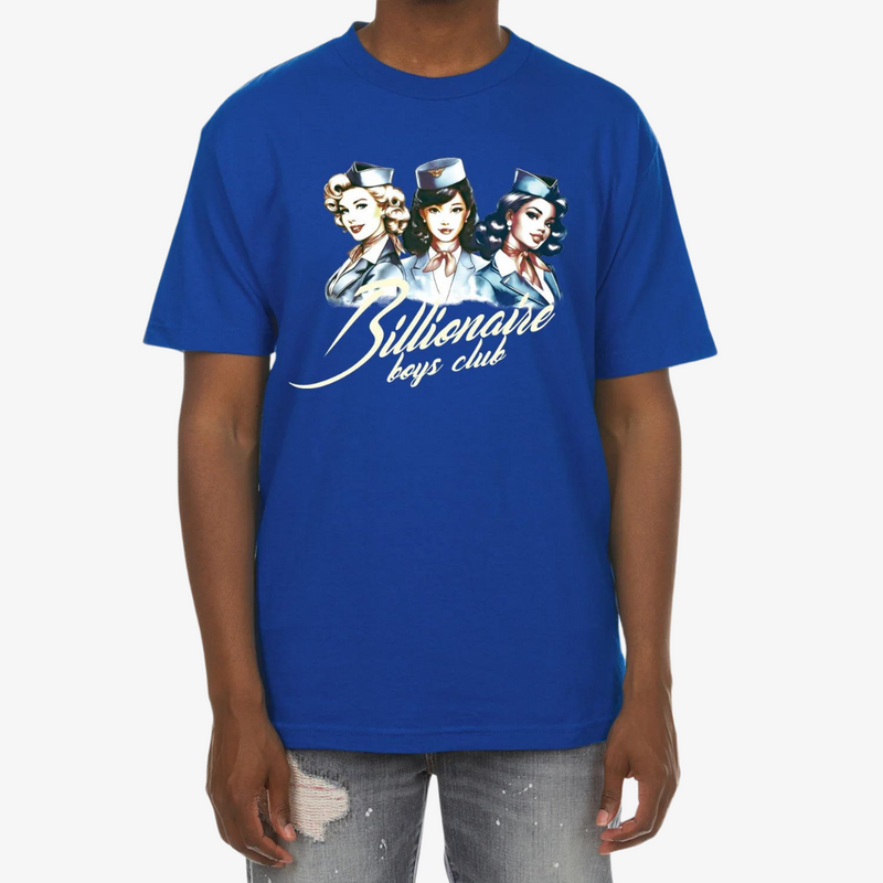 mens billionaire boys club take flight s/s tee (turkish sea)