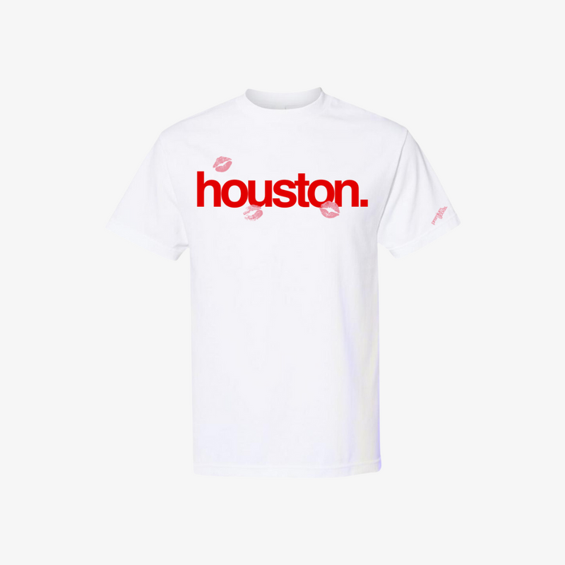 mens premiumgoods. houston. s/s tee valentines day (white)