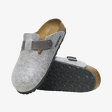 mens birkenstock boston bs (nature leather/felt)