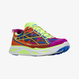 mens hoka huaka pro (fuchsia/neon yuzu)