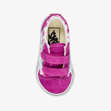 toddler vans old skool v (checkerboard purple cactus flower)