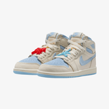 preschool jordan 1 retro high og (pale ivory/psychic blue)