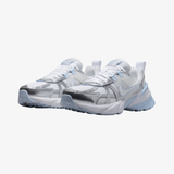 womens nike v2k run (white/white-metallic silver)