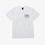 mens huf 4 the dawgs s/s tee (white)