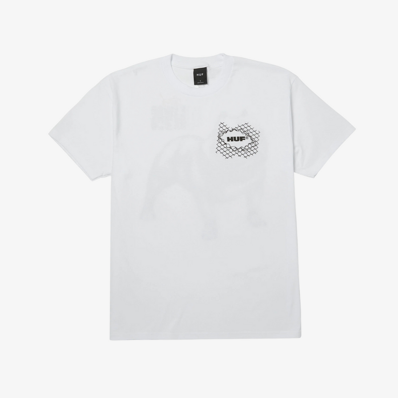 mens huf 4 the dawgs s/s tee (white)