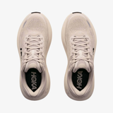 mens hoka bondi 9 (river rock grey/alabaster)