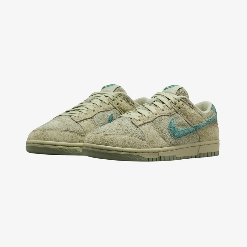 womens nike dunk low (olive aura/bicoastal)