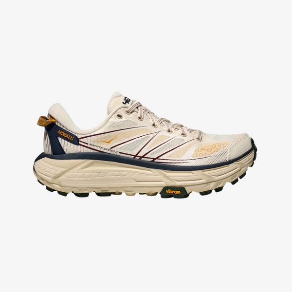 mens hoka mafate speed 2 (alabaster/oat milk)