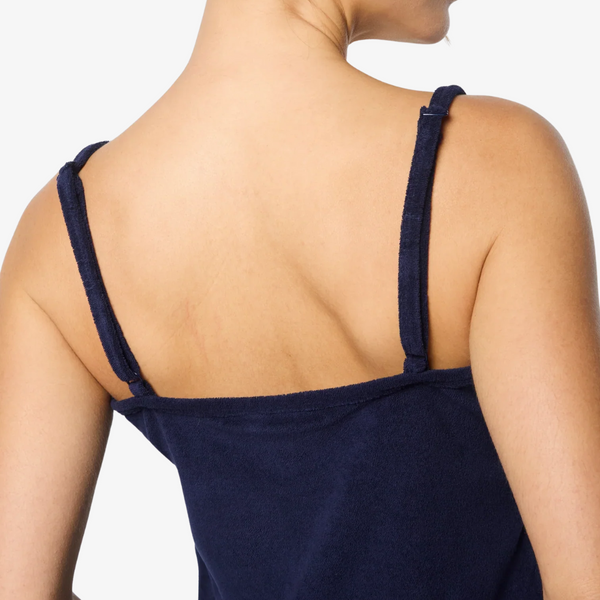 womens sergio tacchini edda tank top (martime blue)
