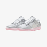womens nike dunk low lx (photon dust/metallic silver)