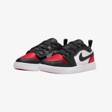 preschool jordan 1 low alt (white/black/red)