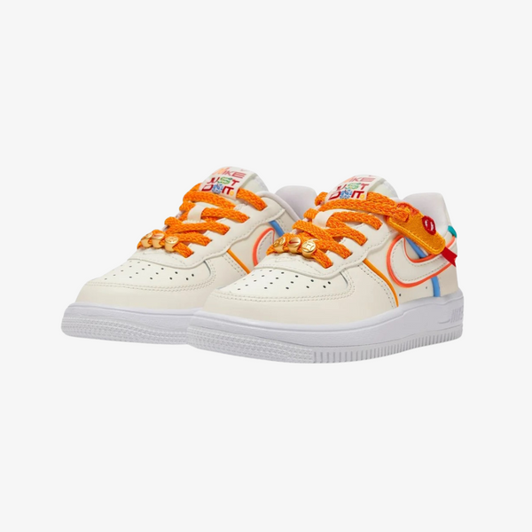 preschool nike air force 1 low easyon (sail/white)