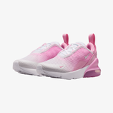 preschool nike air max 270 (pink rise/white)