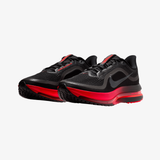 mens nike pegasus premium (black/black-university red)