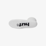 huf green buddy embroidered sock (white)