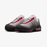 mens nike air max 95 big bubble (black/solar red)