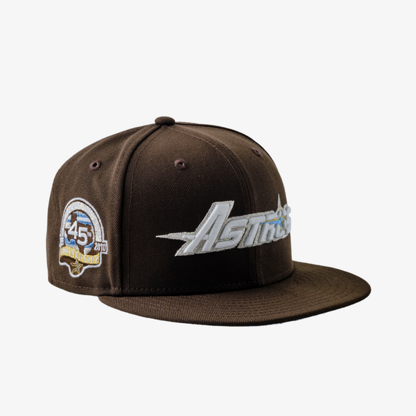 new era x premiumgoods. houston astros 59fifty fitted (brown txfitteds)