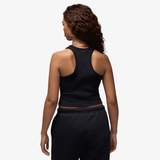 womens jordan essentials tank top (black/white)