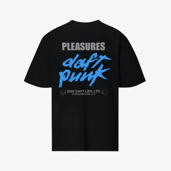 mens pleasures x daft punk duo s/s tee (black)