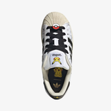 gradeschool adidas x pokemon superstar II (white/core black/gold metallic)